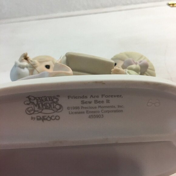 Precious Moments “Friends Are Forever Sew Bee It”. 1998  #455903 - Picture 6 of 7